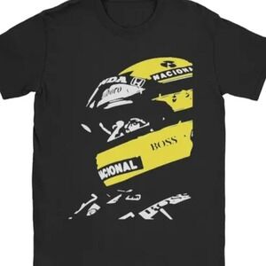 Ayrton Senna Formula 1 Graphic Tee